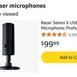 Razer Seiren X USB Streaming Microphone