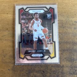 2024 PRIZM DRAFT PICKS BRONNY JAMES BASE ROOKIE CARD