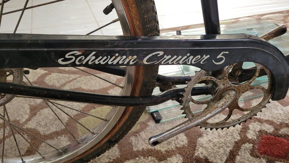 Vintage 1980 Original Chicago Schwinn Cruiser 5-Speed