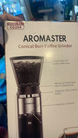 Aromaster Conical Burr Coffee Grinder CG204