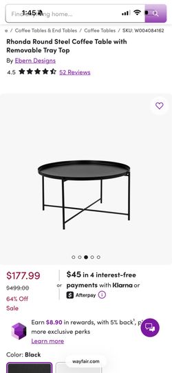 Black Coffee Table