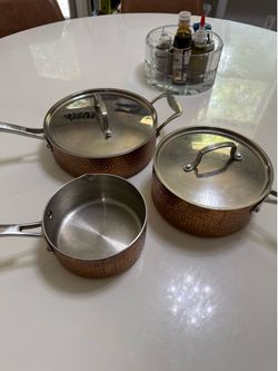 Cuisinart Cooper 3 ply pans