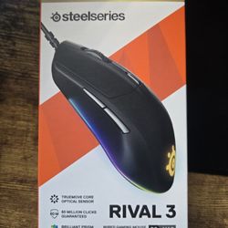 New SteelSeries Rival3 RGB Gaming Mouse