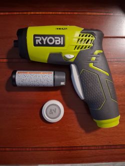 Ryobi TEK4 4V Cordless Screwdriver with Battery