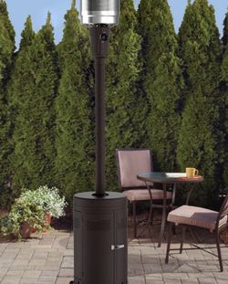 Mainstays Large Outdoor Patio Heater, Powder Coat Brown