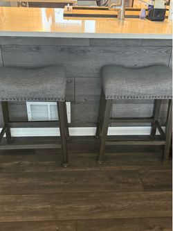 Four (4)Kitchen Island Height Stools