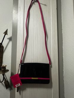 Juicy Couture black sequin crossbody bag