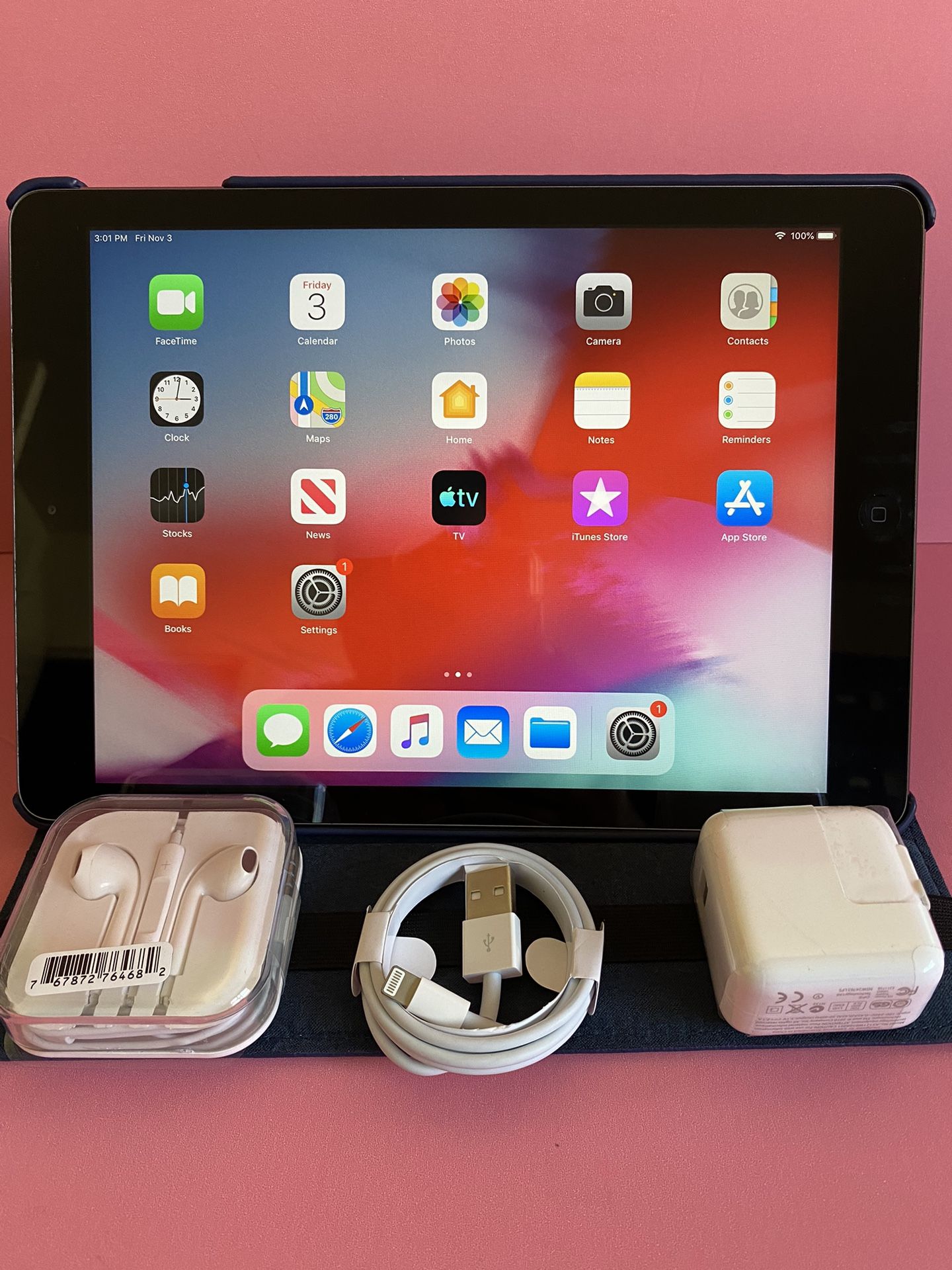 Apple IPad Air (9.7” Retina Display/ IOS 12 / Newer Than Ipad 4th
