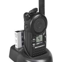 MOTOROLA Solutions Professional CLS1410 5-Mile 4-Channel UHF Two-Way Radio, Black
