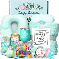 Birthday Gifts for Women Birthday Gifts Ideas Womens Gift for Birthday Box for Women Happy Birthday Gifts Basket for Friends Female Sister Coworker He