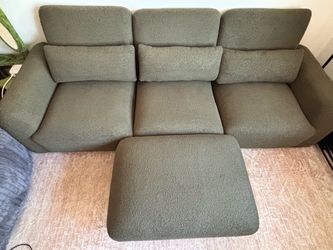 3 Seater Couch with Ottoman