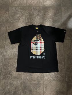 Black small Burberry bape shirt