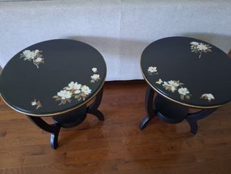 Refinished Matching End Tables