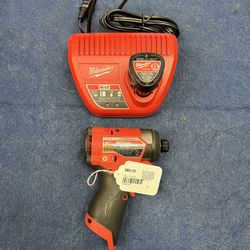Milwaukee Impact Driver With Battery And Charger (3453-20)