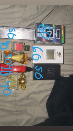 Colognes and perfumes