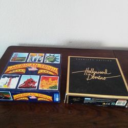 Board Games - Hollywood Domino & American Trivia 