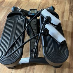 Hydraulic Stepper W/ Resistance Bands