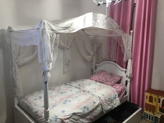 Twin bed.