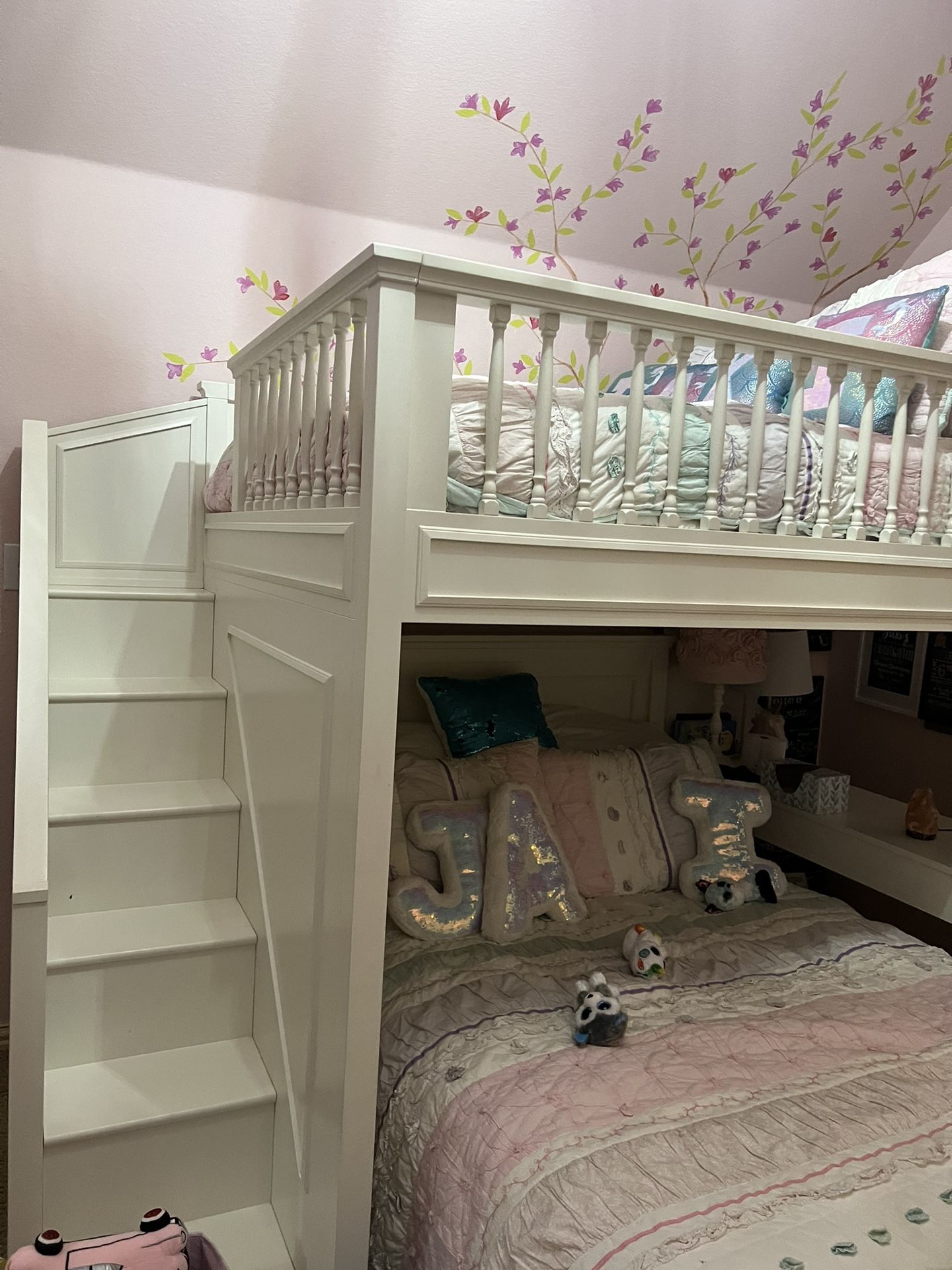 Pottery Barn Bunk bed And Desk