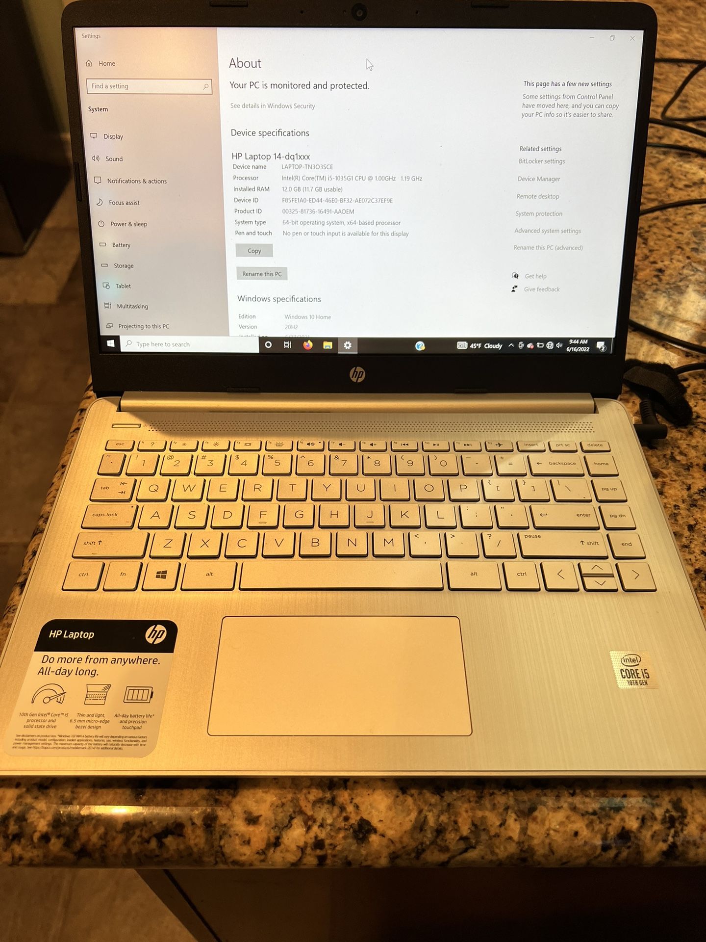 HP 14 Laptop