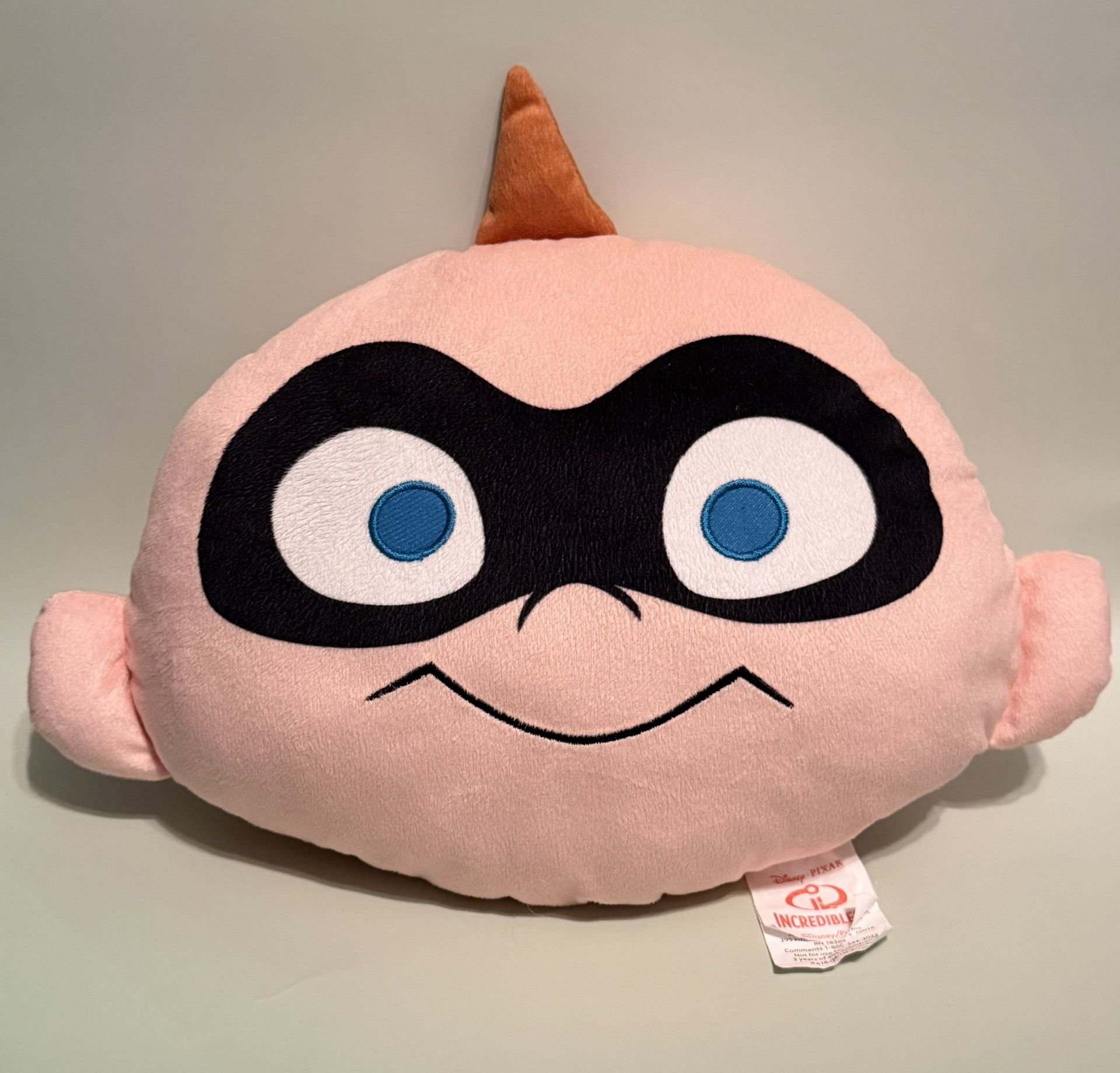 Disney Incredibles 2 Jack Jack Head Plush Pillow In GREAT CONDITION!