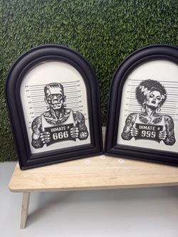 Frankenstein and his bride inmates