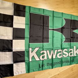 Kawasaki Flag Flag 3x5 Feet