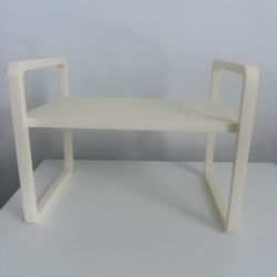 New Plastic 2-Tier Spice Rack Organizer 9.5 × 7.5 × 6” Kitchen Shelf