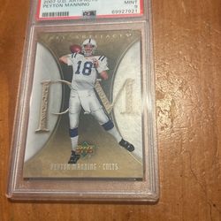 Peyton Manning #44 PSA 9