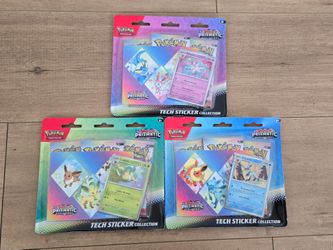 Prismatic Tech Sticker Collection Pokemon Trading Card Game
