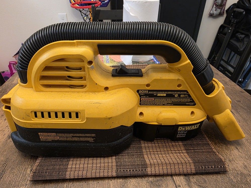 Dewalt 18v vacuum