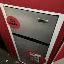 7.5 ft.³ refrigerator new inbox. The refrigerators are 55 inches tall 22 inches wide. These are not regular size refrigerators smaller apartment size.