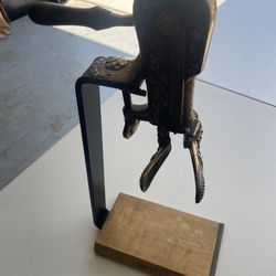 Vintage Bacchus Bar Top Brass Wine Opener