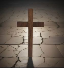 Crucifix cross solid  Walnut