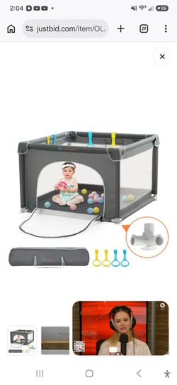 COMOMY Playpens for Babies and Toddlers, 36"x36" Small Baby Play Pen