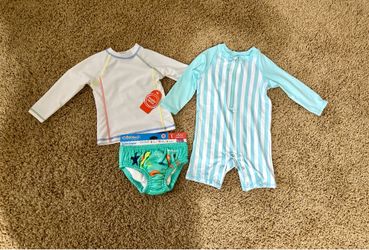Wonder Nation Baby Boy Swimwear Set 12 Months