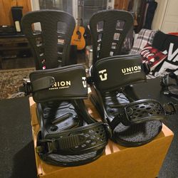 UNION DLX Snowboard Bindings Men's Medium 8-10