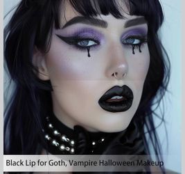 Halloween Cosmetics Black Magic Trio Lip Set Lip Gloss/Velvet Liquid Lipstick/Lip Liner