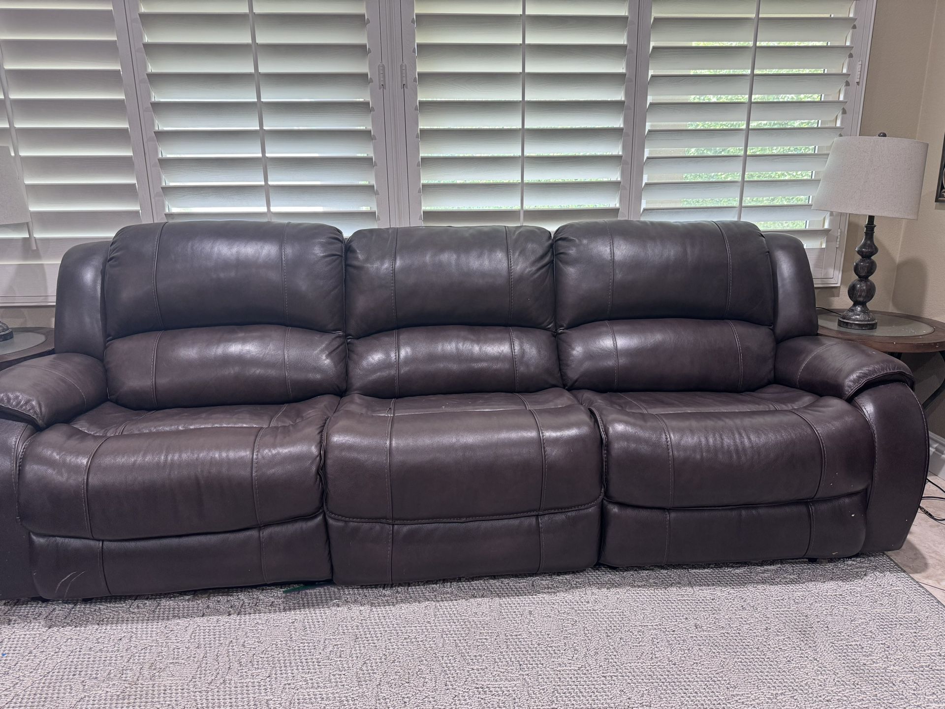 Used Leather Couches (2) 