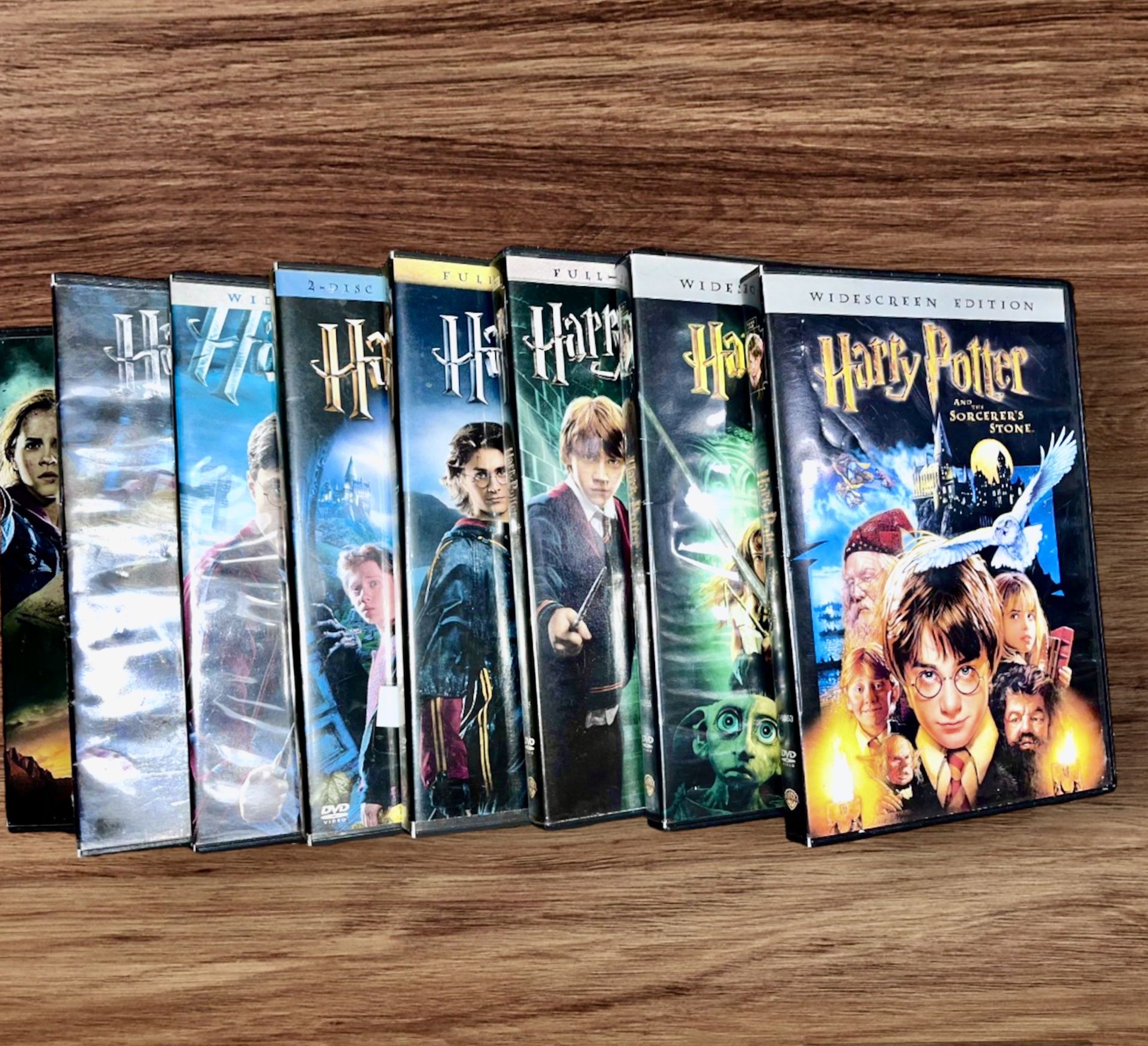 Harry Potter Complete Series 1-8 Film Collection Set (DVD) Lot Of 8 Movies