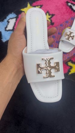 ToryB White Sandals