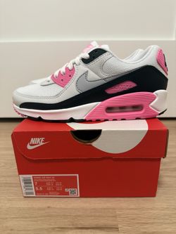 Nike Air Max 90 “White Pink Glow Wolf Grey” Women’s Size 7 /Men’s 5.5 IM4613-100