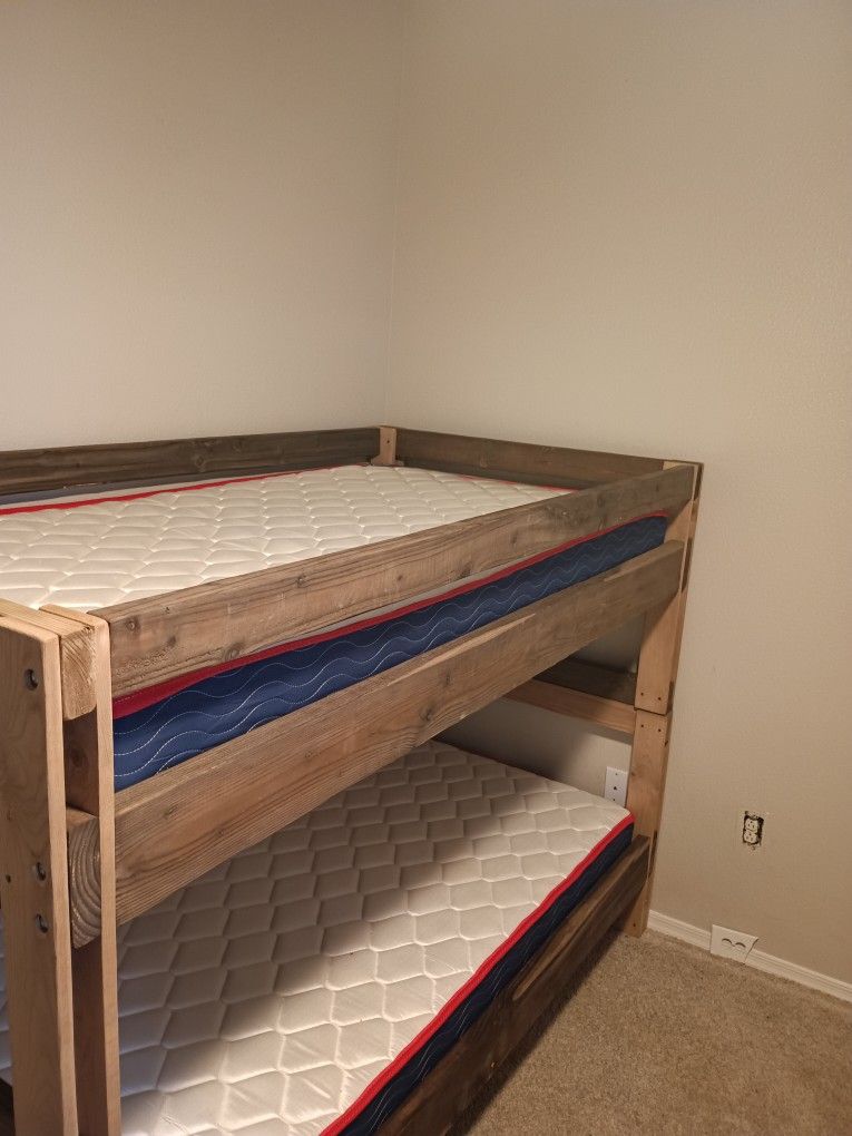 Twin Over Twin Bunk Bed Best Offer Pick Up