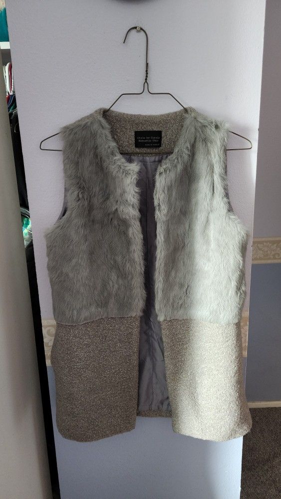 Real Rabbit Fur Vest