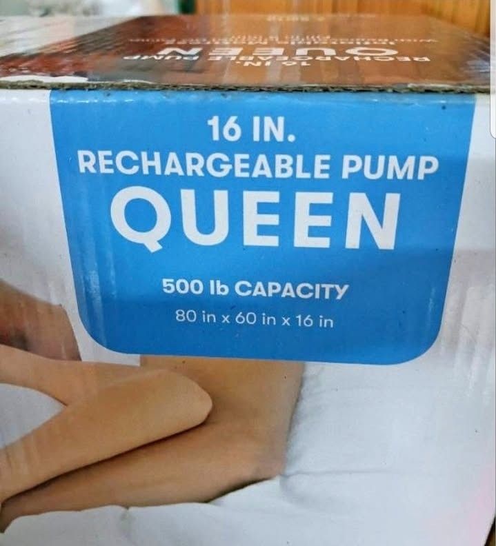 Serta Raised Air Mattress with Pump, Queen