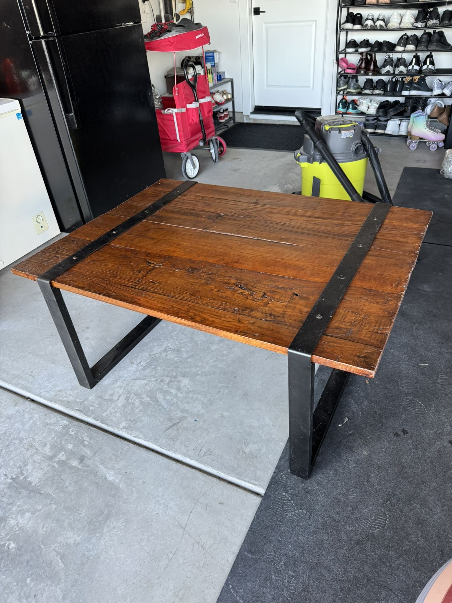 Industrial Reclaimed Wood Coffee Table