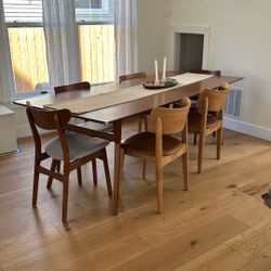 West Elm Mid Century Dining Table 