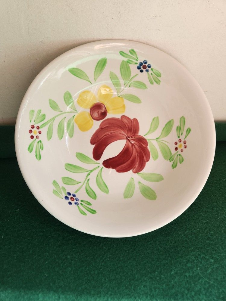 Vintage JAPAN Bowl Ceramic Hand Painted Glaze