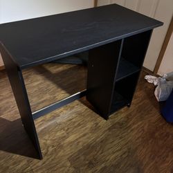 black small desk 