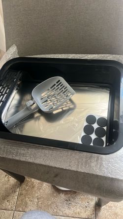 Brand new stainless steel litter box